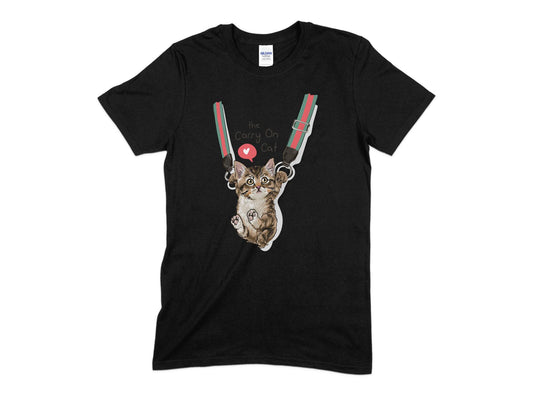 The Carry On Cat T-Shirt, Cute Cat Shirt