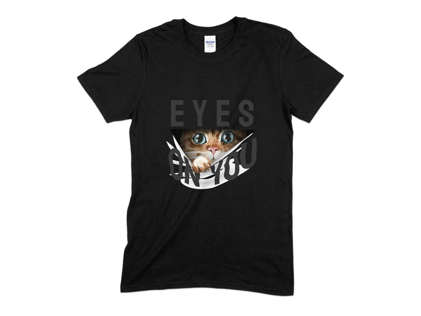 Eyes On You Cat T-Shirt, Cute Cat Shirt