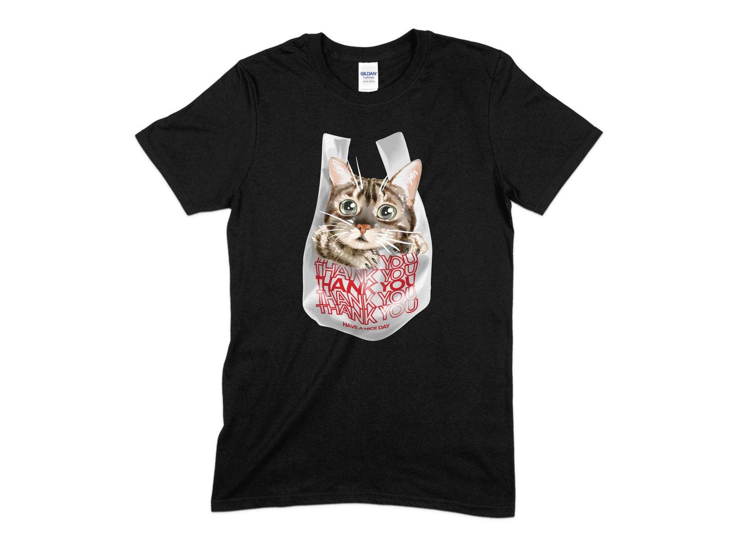 Thank You T-Shirt, Have A Nice Day T-Shirt, Cute Cat Shirt