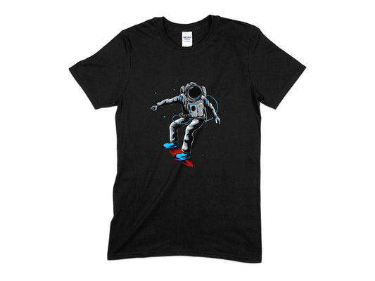 Skate Astronaut T-Shirt, Space Star Skateboard T-Shirt, Astronaut T-Shirt, Space T-Shirt