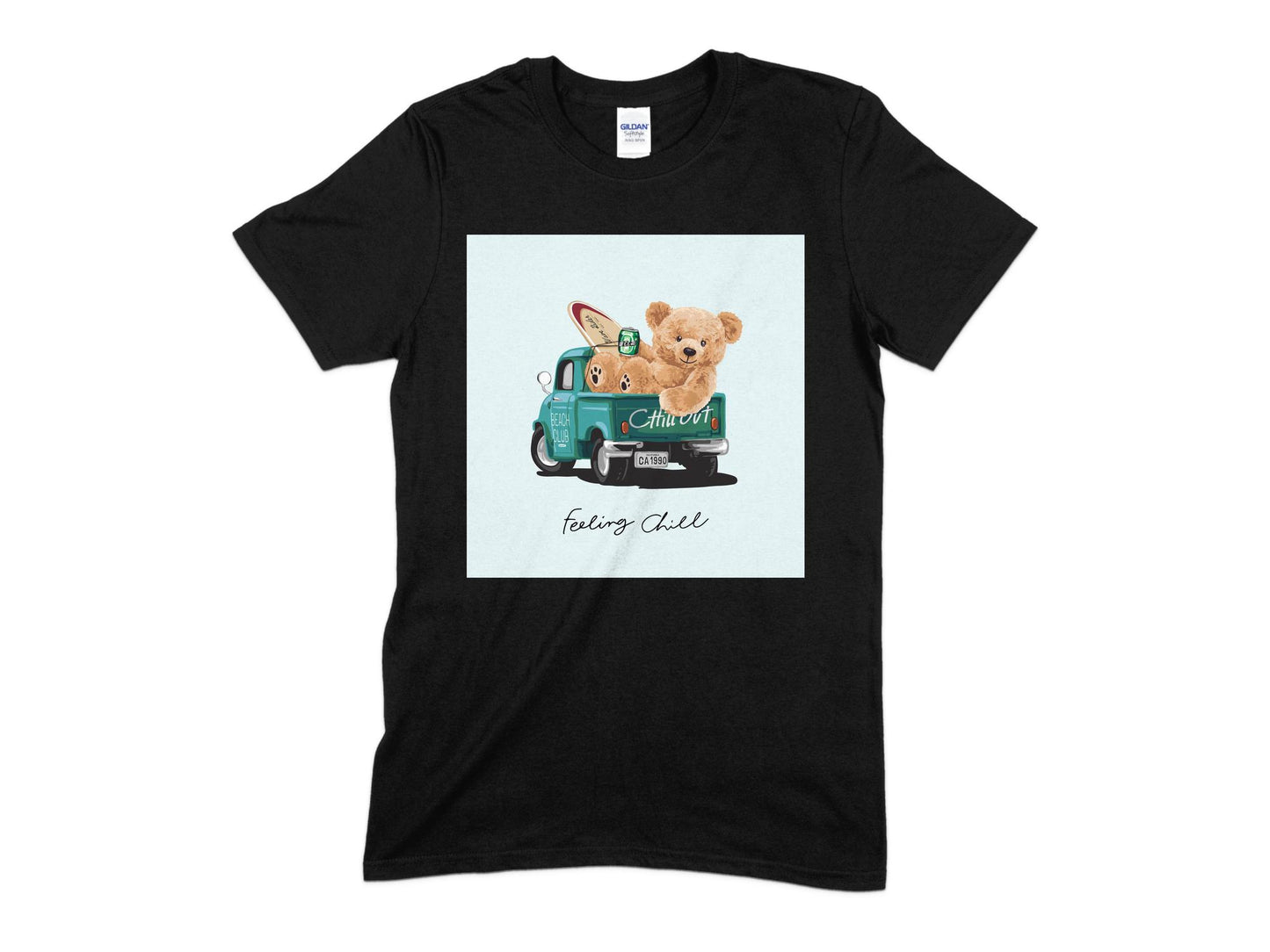 Feeling Chill T-Shirt, Cute Teddy Bear T-Shirt