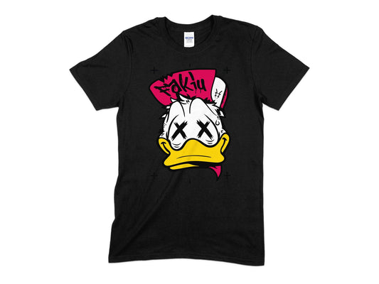 Fakiu Graffiti Urban Design T-Shirt, Duck T-Shirt