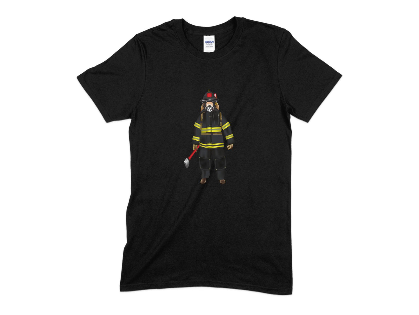 Firefighter With An Axe T-Shirt, Firefighter T-Shirt