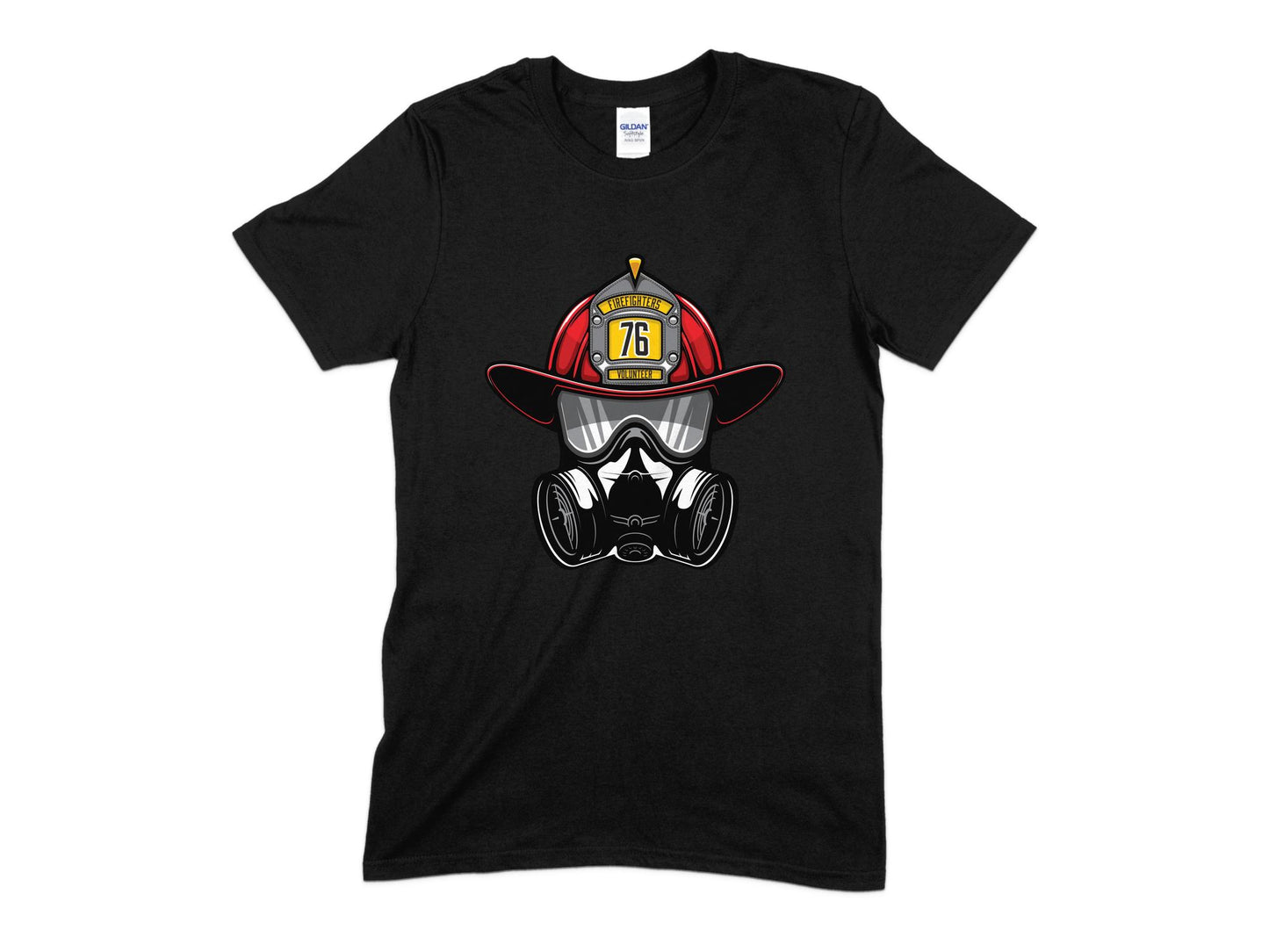 Firefighter Mask T-Shirt, Firefighter T-Shirt