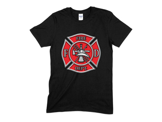 Firefighter Logo T-Shirt, Firefighter T-Shirt