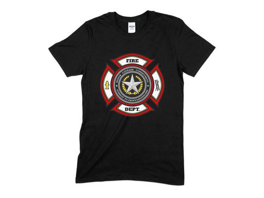 Firefighter Logo T-Shirt, Firefighter T-Shirt