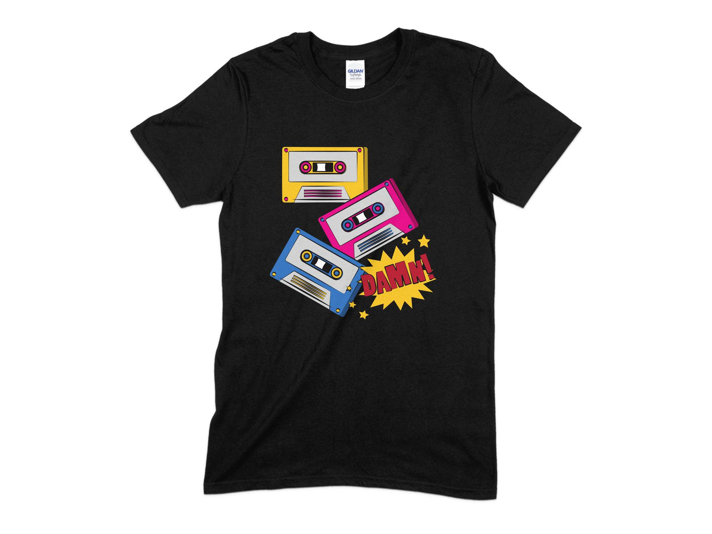 Multicolour Damn Cassette Shirt, Music T-shirt