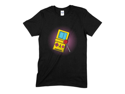 Portable Video Game With Lollipop Shirt, Gaming T-shirt