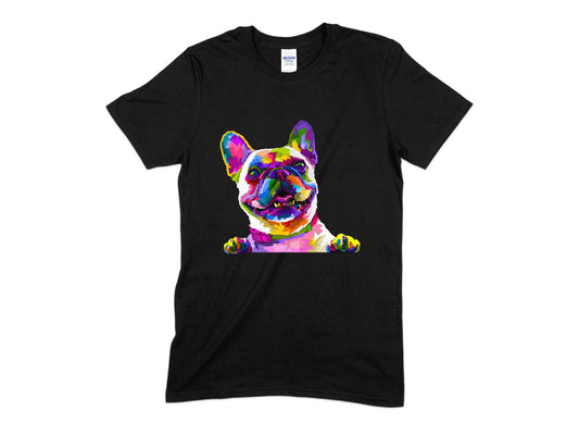 Puppy Dog Animal Shirt, Colorful Vector T-shirt