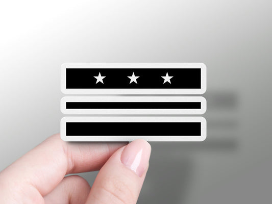 Washington, D.C. Flag Sticker