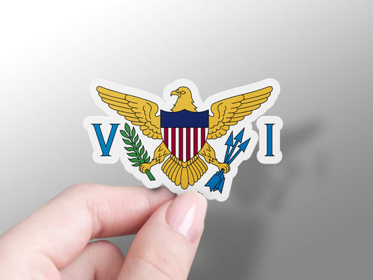 United States Virgin Islands Flag Sticker