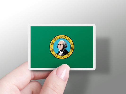 State Washington Flag Sticker