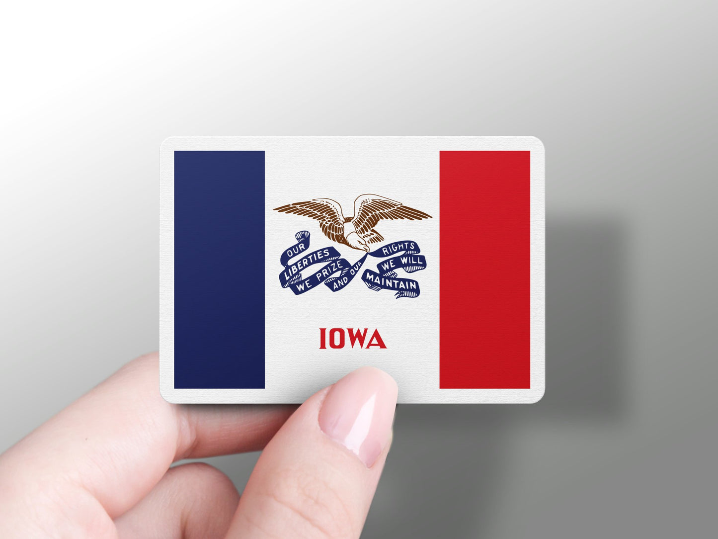 Iowa State Flag Sticker