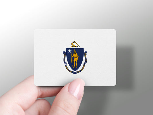 Massachusetts State Flag Sticker