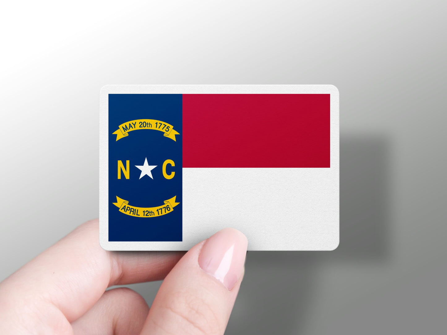 North Carolina State Flag Sticker