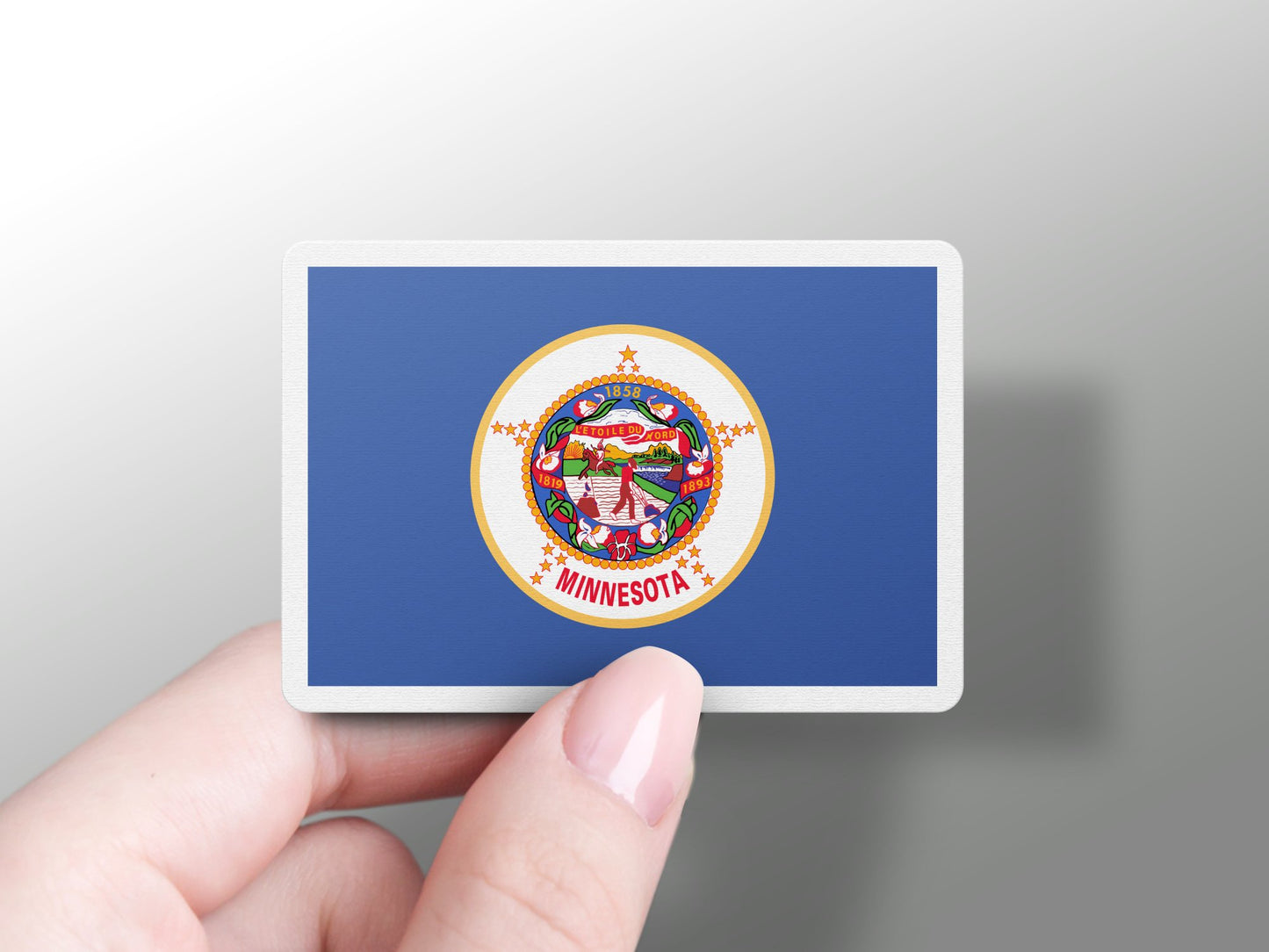 Minnesota State Flag Sticker