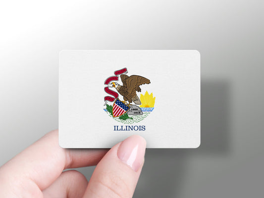 Illinois State Flag Sticker