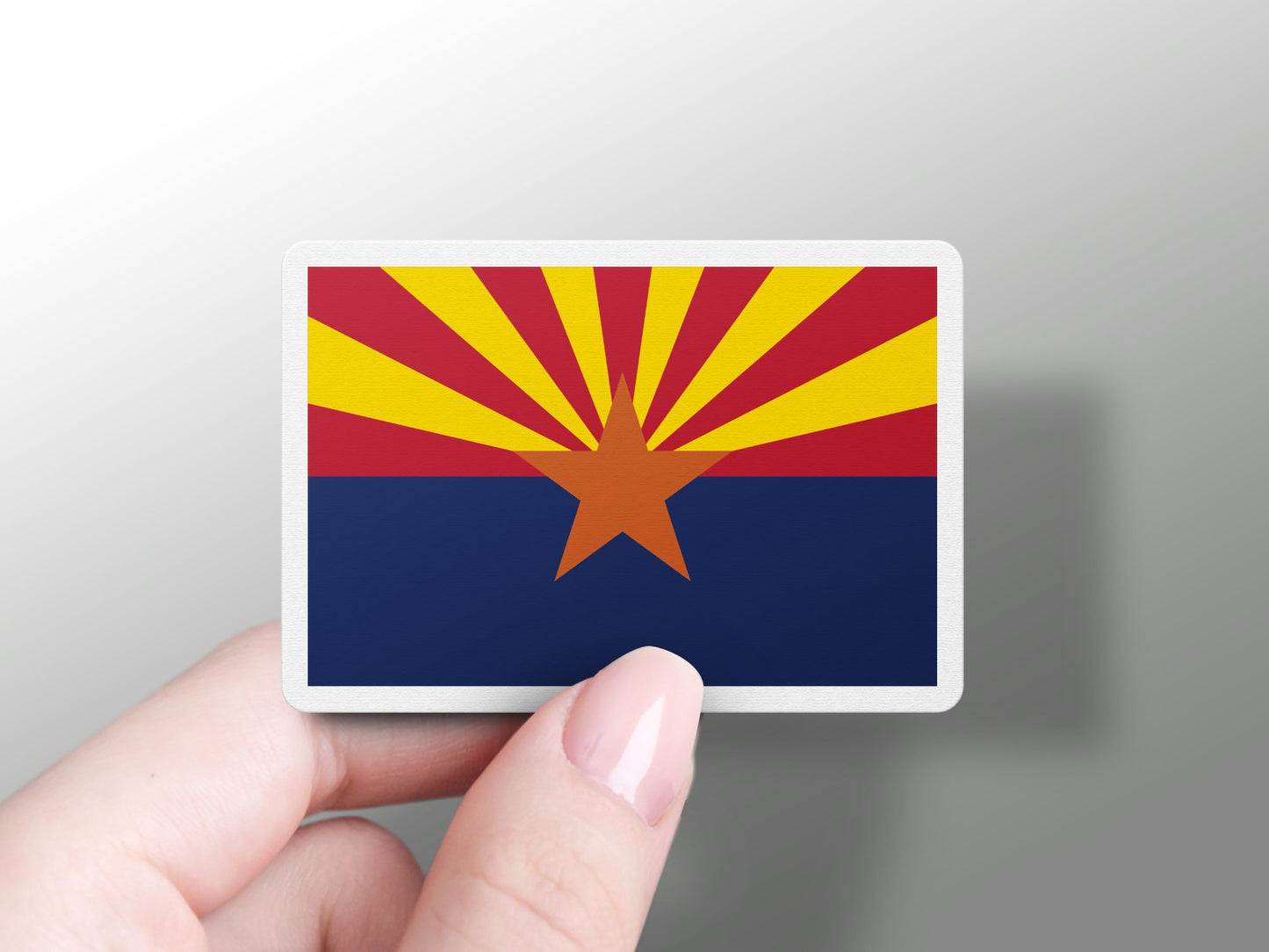 Arizona State Flag Sticker