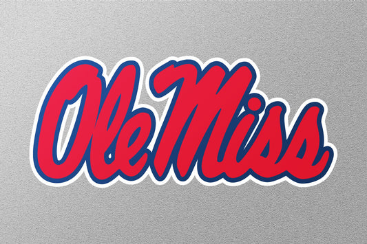 Ole Miss Sports Team Sticker