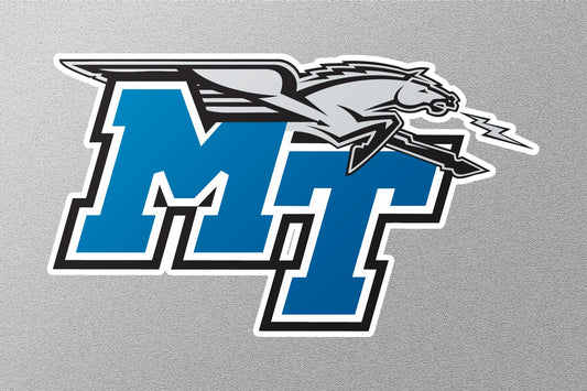 Middle Tennessee University Sticker