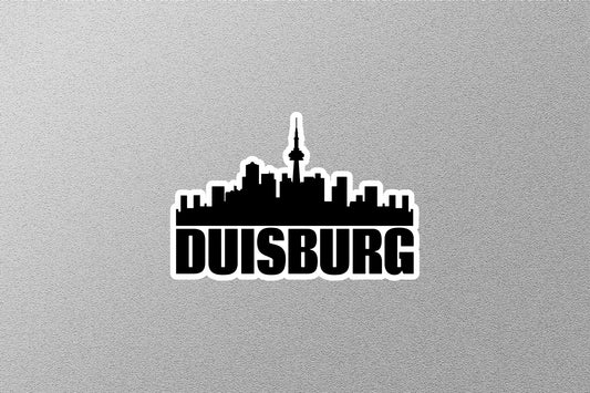 Duisburg Skyline Sticker