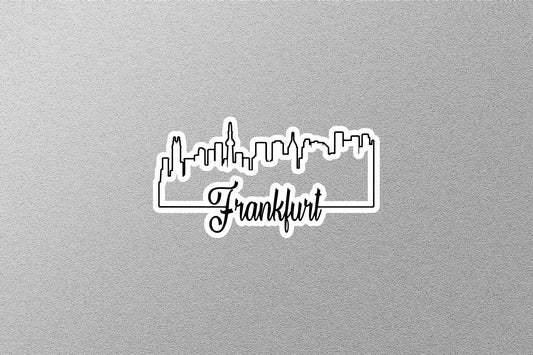 Frankfurt Skyline Sticker