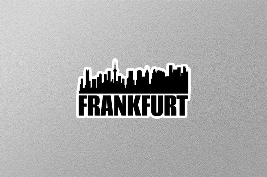 Frankfurt Skyline Sticker