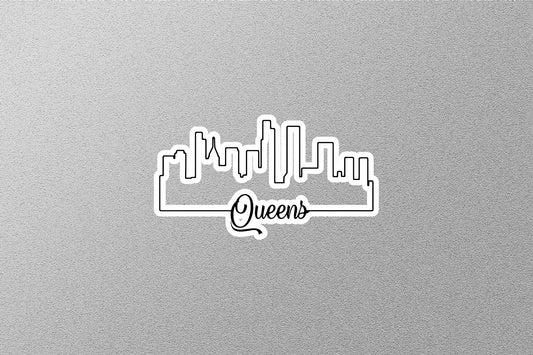 Queens Skyline Sticker