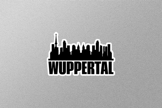 Wuppertal Skyline Sticker