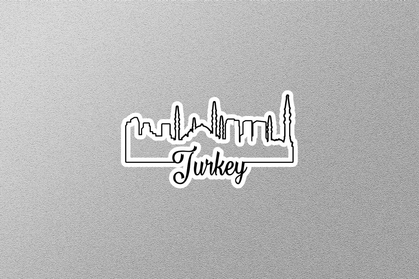 Turkey Skyline Sticker