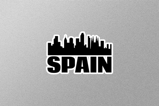 Spain Skyline Sticker