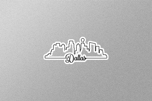 Dallas Skyline Sticker