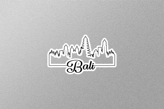 Bali Skyline Sticker