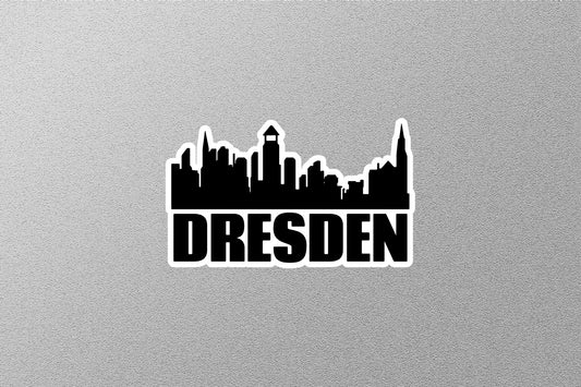 Dresden Skyline Sticker