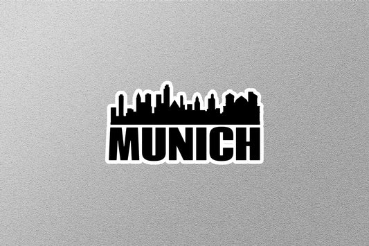 Munich Skyline Sticker