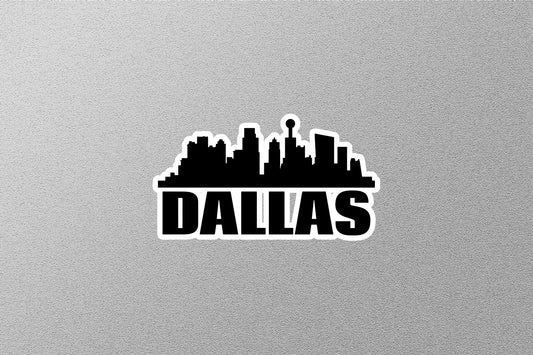 Dallas Skyline Sticker