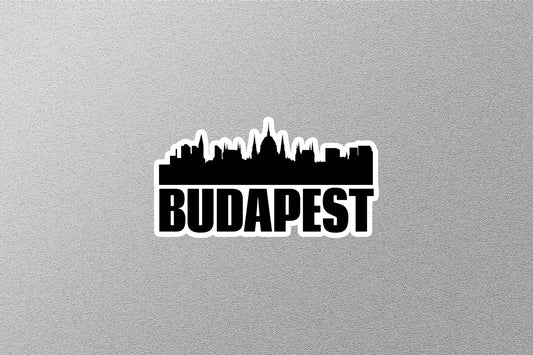 Budapest Skyline Sticker