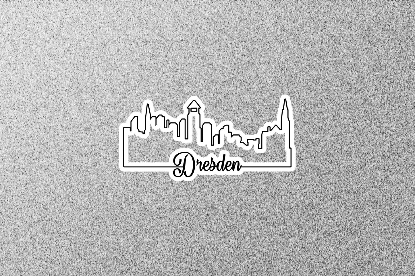 Dresden Skyline Sticker