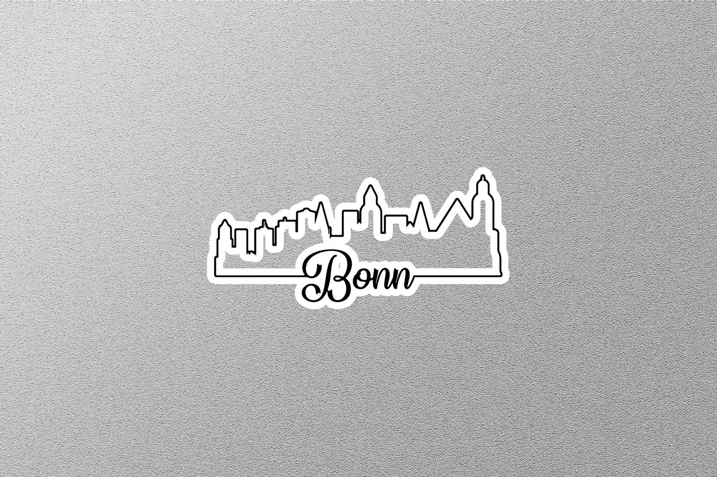 Bonn Skyline Sticker