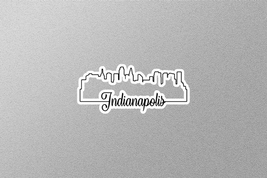 Indianapolis Skyline Sticker