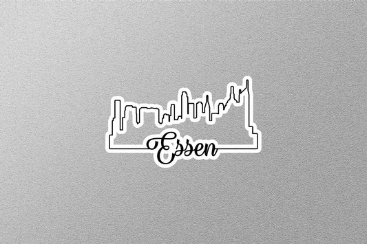 Essen Skyline Sticker