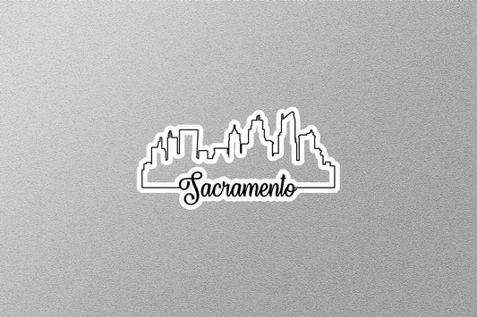 Sacramento Skyline Sticker