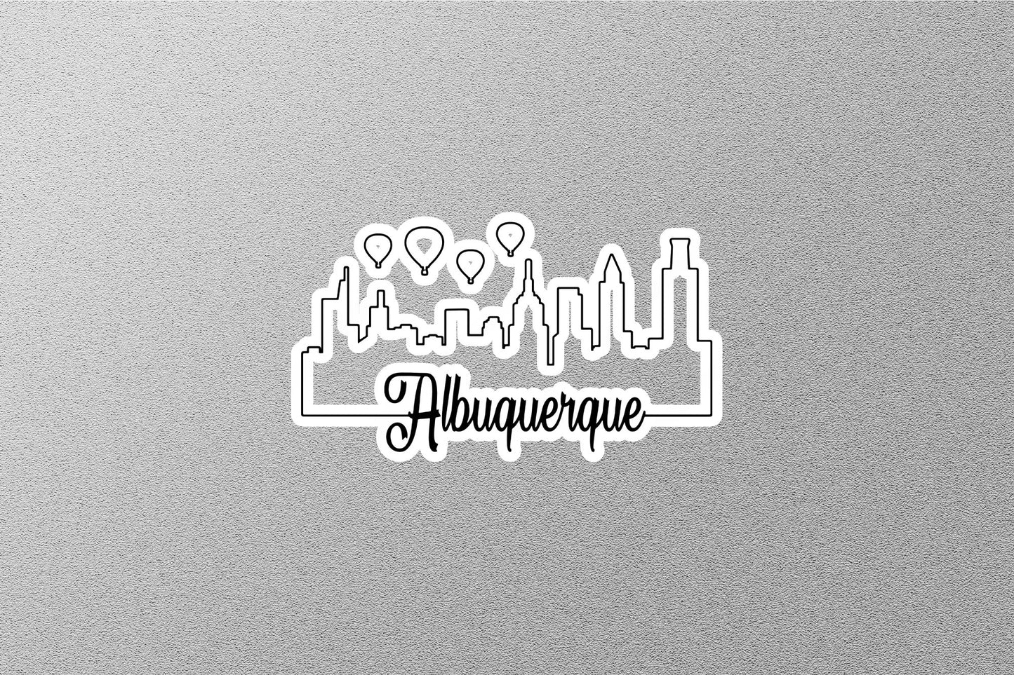 Albuquerque Skyline Sticker