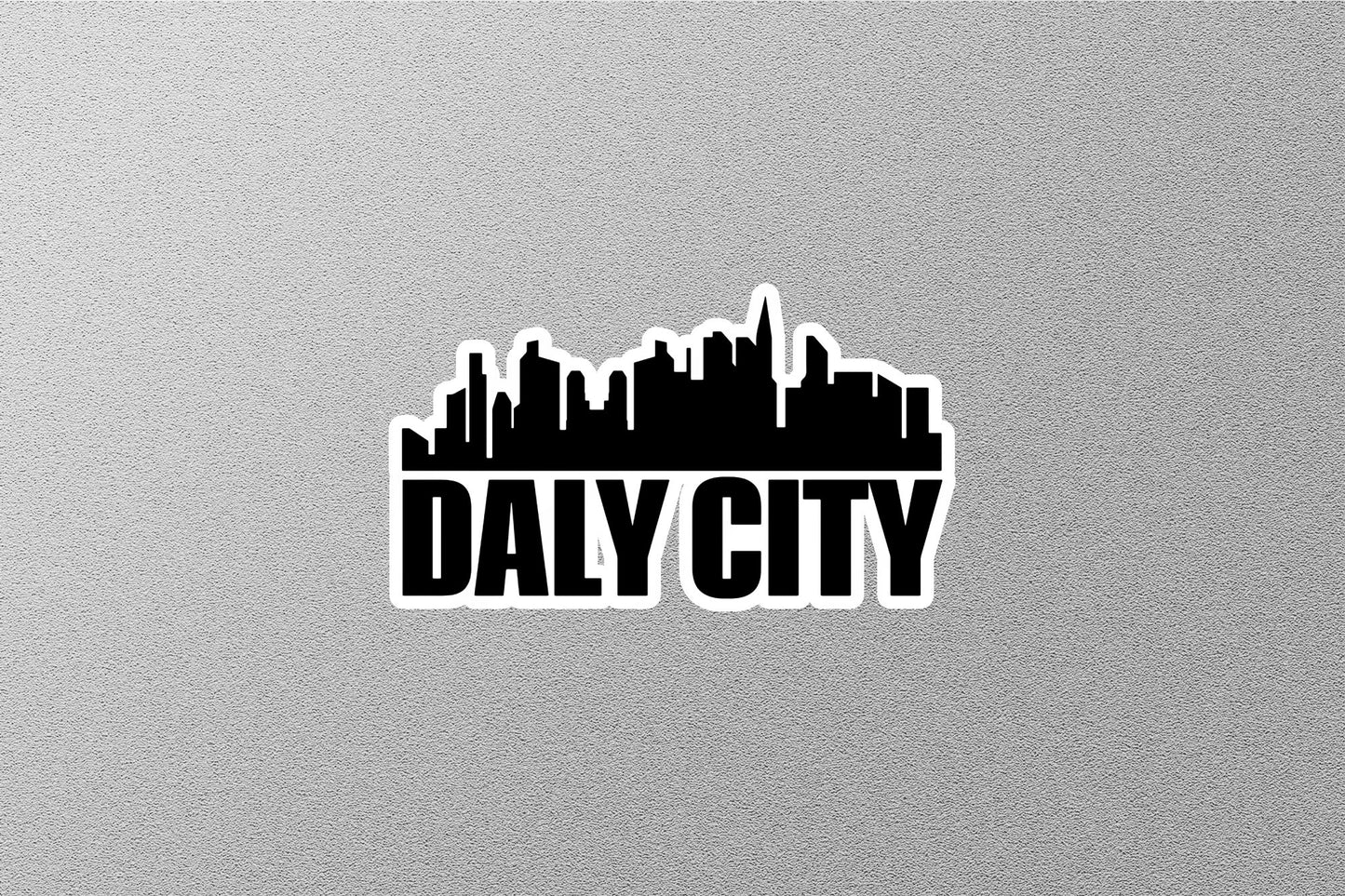 Daly City Skyline Sticker
