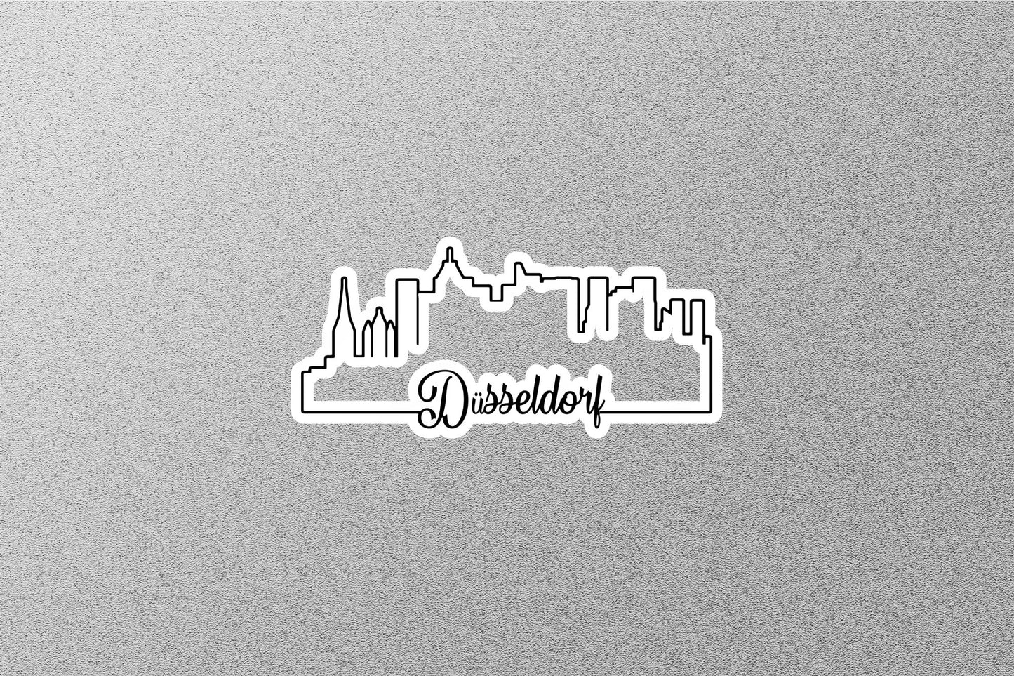 Dusseldorf Skyline Sticker