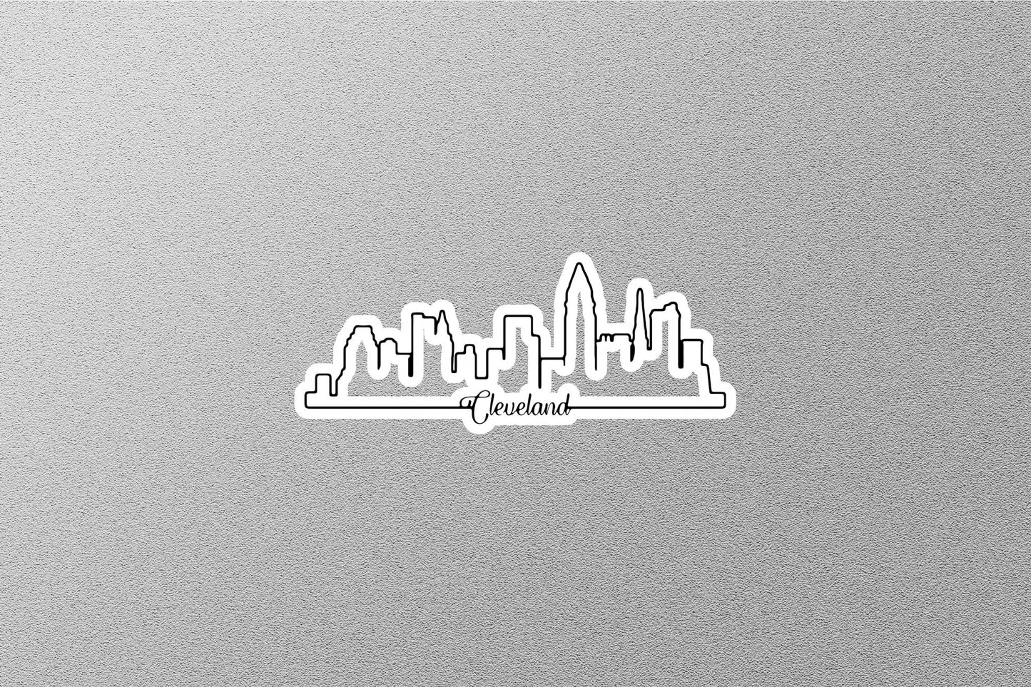 Cleveland Skyline Sticker