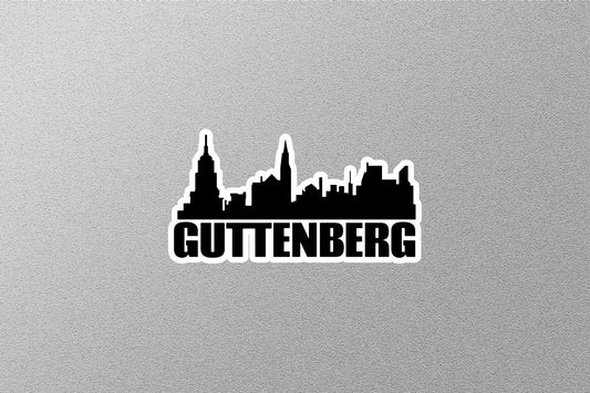 Guttenberg Skyline Sticker