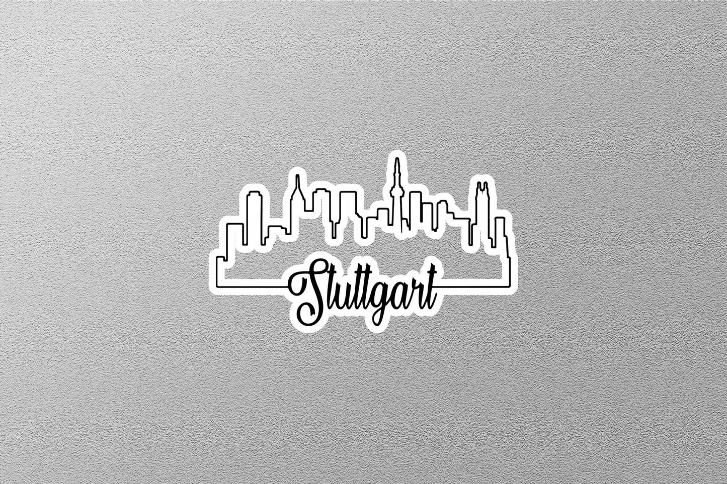 Stuttgart Skyline Sticker