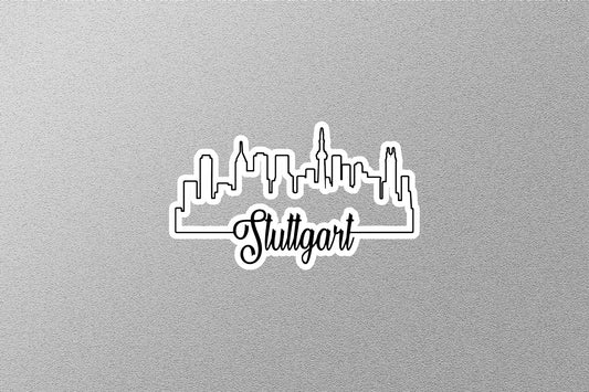 Stuttgart Skyline Sticker