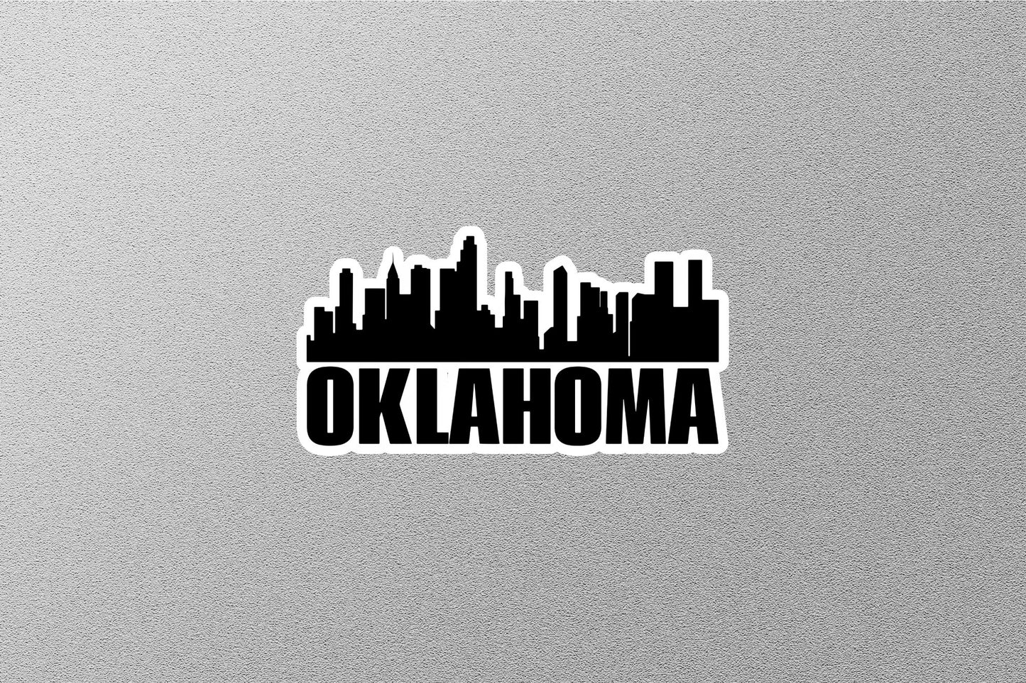 Oklahoma Skyline Sticker
